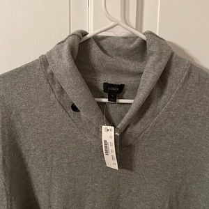 NWT Men’s J.CREW Heather gray shawl collar shirt XL
